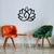 Wallity Zidna dekoracija Lotus-M114, 50x57 cm, 1.2 mm, Crna