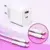 Kucni punjac Moxom MX-HC134 Fast Charge QC 18W PD20W sa kablom Type-C na iPhone Lightning beli