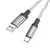 Hoco Kabel USB A na USB C Hoco 3A, 1 m, U112, siv