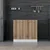 Hanah Home kuhinjski element Minar 4147, 90 cm, beli / dore