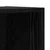 Set TV komoda Zidne 2 pcs Crni hrast 37 x 37 x 107 cm