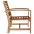 Stolica 2 Komad Smeđa 65 x 60 x 76,5 cm Čvrsto teak drvo
