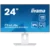 IIYAMA Monitor LED XUB2492HSU-W6 WHITE 23.8 IPS 1920 x 1080 @100Hz 16:9 250 cd/m2 1300:1 0.4ms HDMI DP USB 4 x 3.2  Full Ergonomic
