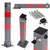 ModernHome Sklopiva parking barijera stub, 60cm, Siva