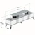 Hanah Home TV komoda Eylul, 168x39x51 cm, Hrast