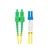 Lanberg SM LC/UPC-SC/APC DUPLEX 3.0MM LSZH G657A1 optični patchcord 2m rumen