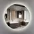 Stensko ogledalo LED 80cm 108