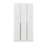 Hanah Home ormar Alin 21030, 105 cm, beli / hrast
