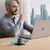 Stenski polnilnik USB-C USB-A GaN 65W - siv