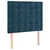 VIDAXL Box spring postelja z vzmetnico temno moder 90x190 cm