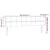 Vidaxl LED posteljno vzglavje modro 163x16x78/88 cm blago