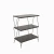 Hanah home Klub sto Lazandos 48x75x31cm Antracit
