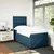 Box spring krevet s madracem plavi 100x200 cm baršunasti