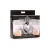Master Series Double Lockdown Locking Customizable Chastity Cage Clear