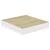Plutajuće zidne police 2 kom hrast i bijele 23x23,5x3,8 cm MDF