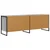 TV ormar Siva Sonoma 140 x 36 x 49.5 cm Konstruirano drvo