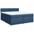 vidaXL vidaXL Box spring postelja z vzmetnico modra 180x200 cm blago, (21304626)