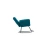 ATELIER DEL SOFA fotelja Kono Petrol zelena ( 859FTN1749 )