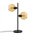 Opviq Stona lampa Benek-15-14554, 36x18x58 cm, IP20, Crna-žuta
