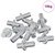Polica Kuka 4500 pcs Srebrno 8,6 x 8,6 x 14,6 mm Čelik