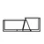 Wallity Klub sto Minimal 75x38x50cm Beli