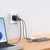 MCDODO CH-4100 ZIDNI PUNJAČ 67W 1C+1A GaN SA UGRAĐENIM KABLOM USB-C NA Izvlačenje 65cm