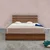 Hanah Home Bračni krevet Fuga 180 185x100x205cm Crni
