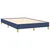 Vidaxl Box spring postelja z vzmetnico modra 120x190 cm blago