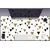 Decormat Podloga za pisalno mizo Gold and black triangles