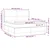 Vidaxl Box spring postelja z vzmetnico LED tem. zelena 160x200cm žamet