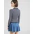 Tommy Jeans Pulover ESSENTIAL mornarska/bela