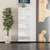 HANAH HOME Ormar za cipele Locking 4 Piece Metal White