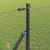 vidaXL Ograja v Obliki Hexagona Siva 1.2x10 m Jeklo