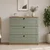 Hanah Home komoda Lucas 1600-238, 80 cm, orah / zelena