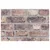Zidne panele 10 pcs Tamno smeđa 100 x 50 cm EPS pjena