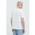 Pamučna majica Tommy Jeans za muškarce, boja: bijela, s tiskom