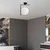 Opviq Luster Luminar-14120, 30x25x43cm, IP20, Belo-crni