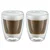 Kozarca za kavo, dvojno steklo, 220 ml, set 2 kos