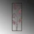 Wallity Zidna dekoracija Strawberry 2, 32x90x4 cm, Šarena