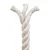 Vidaxl Vrv iz jute 30 Bela 100% Tossa jute