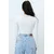 Trend Alacati Stili Ženska bluza dugih rukava Alc-X12694, Bela