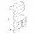 Hanah Home ormar za kafe kutak Alvinka 20397, 135 cm, beli