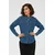 Kaffe Bluza KALena modra/moder denim