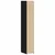 Highboard 2 pcs Crni hrast 30 x 42,5 x 185 cm