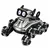 Robot pes LEAN TOYS RC, srebrn, 8 koles, triki
