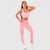 GymBeam Ženske helanke Mesh Panel Pink