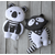 Živalca iz blaga Koala Bamboo toTs-smarTrike Black&White iz blaga