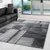 Novel Ravno Tkana Preproga Parma, Siva, 280x370cm