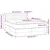 Vidaxl Box spring postelja z vzmetnico temno modra 140x200 cm žamet