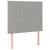 Box spring krevet s madracem svjetlosivi 90x190 cm od tkanine
